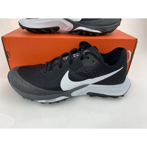 Nike Air Zoom Terra Kiger 7 Black Pure Platinum Men's Trail Running Shoes CW6062 - Picture 4 of 12